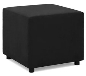 Zeus puff, szövet anyag, 50x50, fekete