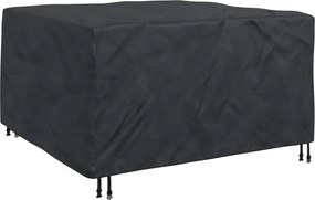 vidaXL Bútor takaró Egyszínű Fekete 150 x 150 x 75 cm 210D