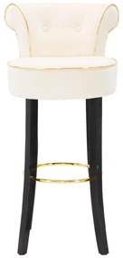 Krémszínű bársony bárszék 96 cm Luxy – Mauro Ferretti