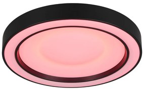 Fekete-fehér LED mennyezeti lámpa ø 40 cm Arco – Trio