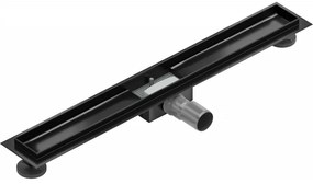 Mexen Flat zuhanyfolyóka váza 80 cm, Fekete - 1715080