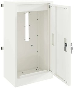 postaláda Fehér 30 x 23 x 55 cm Acél