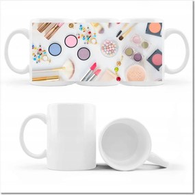 Fényképes bögre sminktermékek