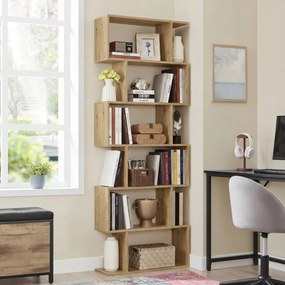 Könyvespolc TAYLOR ARTISAN 6 polc, 70x190 cm