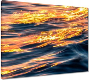 Vászonkép 50x40 Naplemente Víz Tenger