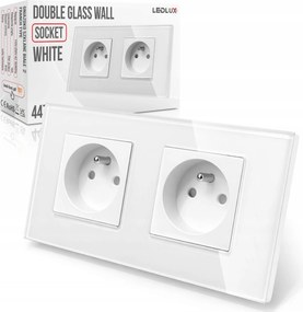 Üveg Aljzat Tűvel Dupla Keret Dupla fehér Kontakt