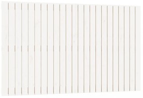 fehér tömör fenyőfa fali fejtámla 147 x 3 x 90 cm