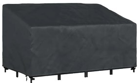 Kerti Pad Borító Fekete 160 x 100 x 61 / 89 cm 420D szövet