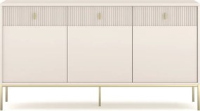 Komód MAGGIORE MA03 3 ajtó/3 fiók kasmír/arany
