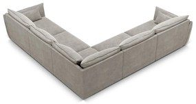Világosszürke sarokkanapé (variálható) Vanda – Mazzini Sofas