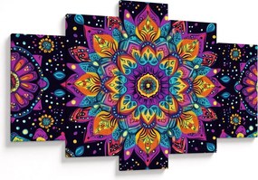 Kép - Kaleidoszkópos mandala (150x105 cm)