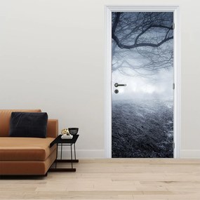 Fotótapéta ajtóra - Út a ködben (95x205cm)
