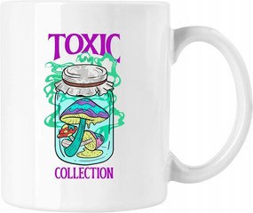 Bögre Gomba Művészet 4 Fehér 330ml