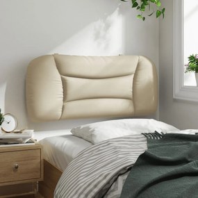 krémszínű szövet fejtámla párna 80 cm