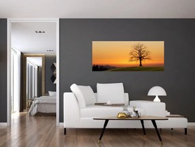 Naplemente a réten képe (120x50 cm)