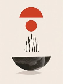 Poszter 15x20cm Félkör alakú forma