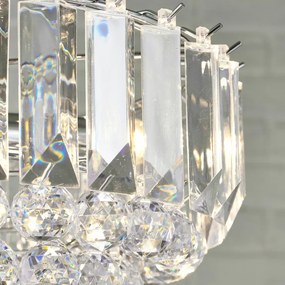 Endon glamour kristály függeszték fargo króm átlátszó endfargo-14ch