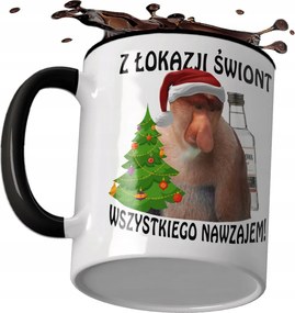 Karácsonyi Bögre Orrszarvú Janusz Vicces Mikulás Karácsony Orrszarvú