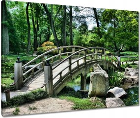 Vászonkép 80x60 Fa híd