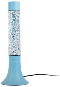 Kék asztali lámpa üveg búrával (magasság 37,5 cm) Astro Glittler – Leitmotiv