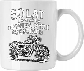 Születésnapi bögre 40 50 60 éveseknek eredeti alkatrészekkel Fehér 330ml