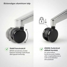 Ergonomikus irodai szék fekete VECTOR