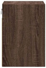 2 db barna tölgyszínű fali TV-szekrény LED-del 41 x 31 x 45 cm