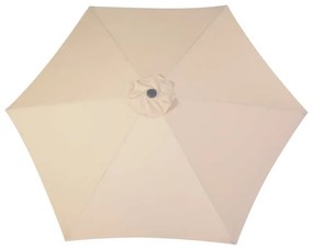 Bézs napernyő ø 300 cm Roja - Rojaplast
