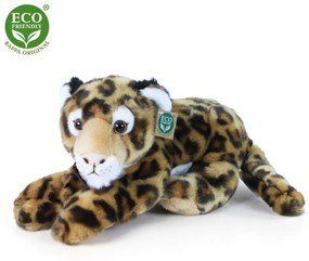 ECO-FRIENDLY plüss fekvő leopárd, 40 cm