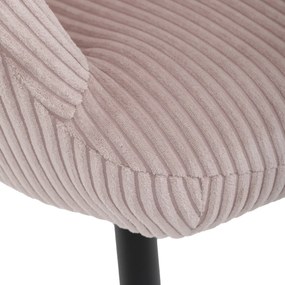 Pihenőfotel lábtartóval L7285 PINK6, rózsaszín