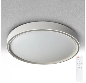 Brilagi-LED Dimmelhető lámpatest NANCI LED/60W/230V 3000–6500K átm. 49 cm ezüst + távirányító