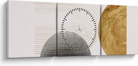 Kép - Rusztikus boltívek N⁰2 (órával) (90x30 cm)