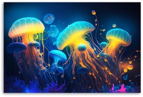 Gario Vászonkép Medúzák a mélyben Méret: 100 x 70 cm