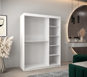 Ruhásszekrény 150 cm Verika 1 150 (fehér + artisan tölgy)). 1063701