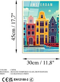Üvegkép, 30×45 cm – UV-1028