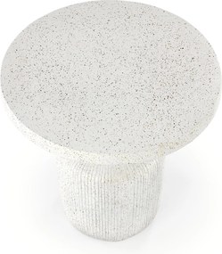 Sintro dohányzóasztal 54 cm - fehér terrazzo
