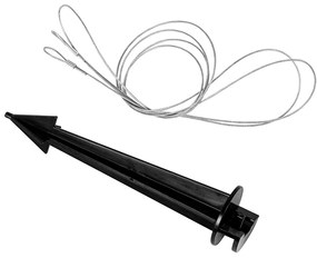 Modern kültéri lámpa fehér 45 cm IP65 - Nura