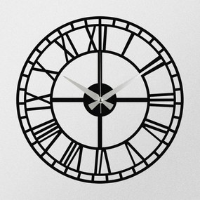 Falióra Enzoclock - S002 Fekete , 48 x 48 cm