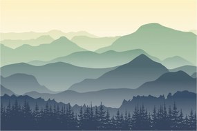 Kép - Forest Mountain (90x60 cm)
