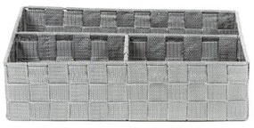 Szervező Compactor TEX 32 x 25 x 8 cm, 3 részes, sötétbarna