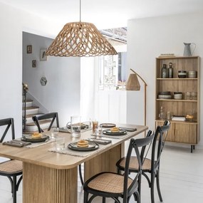 Atmosphera - Állólámpa PALM 1xE27/60W/230V bambusz/kender