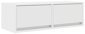 fehér szerelt fa TV-szekrény 80x31x25,5 cm