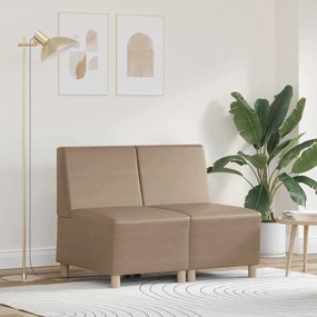 Karfa Nélküli Modularis Kanapé Egység 2 pcs Cappuccino