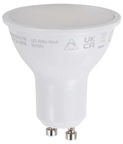 Okos GU10 50 mm-es dimmelhető LED izzó opál RGBW 4,7 W 400 lm 2700-6500 K