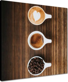 Vászonkép 40x40 Kávé a kávészakértőnek