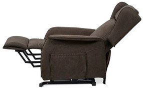 Elektromos Fekvőfotel, Barna Szövet. TV-1190 BR2
