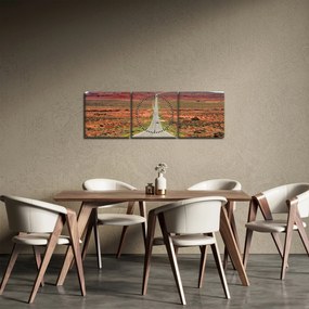 Kép - U.S. 163-as út (órával) (90x30 cm)