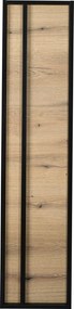 Piramida EURIDIKA OLIVA - FEKETE BETA fali fürdőszobai - ÁLLÓSZEKRÉNY - 35 x 150 x 30 cm