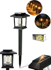 Napelemes LED oszloplámpa - Sunlight A6109 - 38 cm - 2 db-os szett