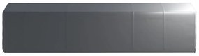vidaXL szürke acél tárolósátor 300 x 900 cm